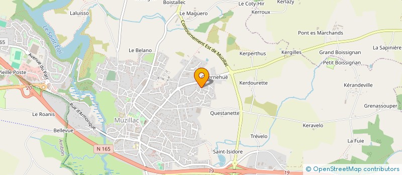 localisation de l'entreprise E-VOL  QUESTEMBERT