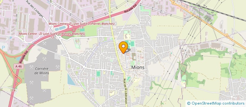 localisation de l'entreprise E-VOLT SYSTEMES  MIONS