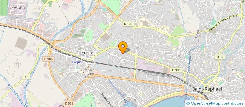 localisation de l'entreprise E-W FINANCES à FREJUS