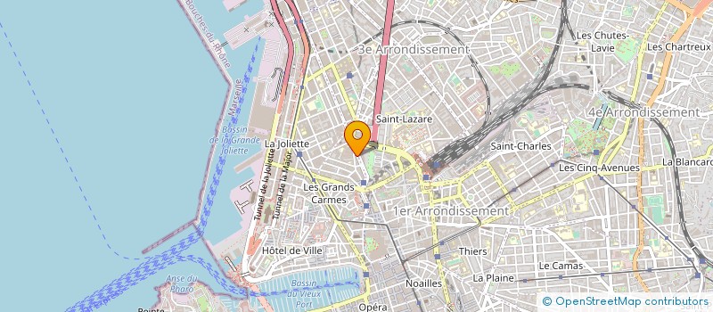 localisation de l'entreprise E.W.S.EUROPEAN WORKS SUBAQUATIC  MARSEILLE