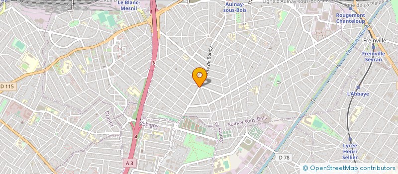 localisation de l'entreprise E WATT à AULNAY-SOUS-BOIS