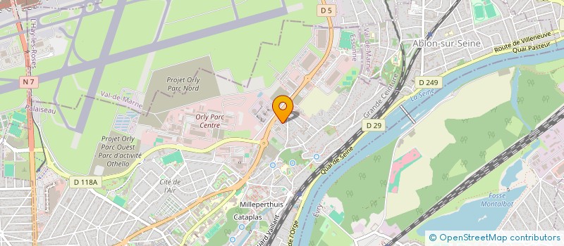 localisation de l'entreprise E-WIDE SPECTRUM à ATHIS-MONS