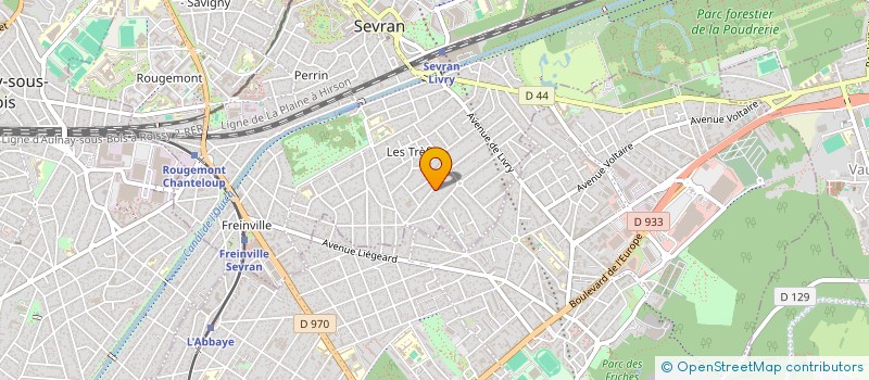 localisation de l'entreprise E X Y à SEVRAN