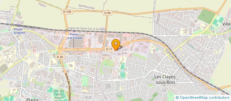 localisation de l'entreprise E-XTEQ EUROPE à LES CLAYES-SOUS-BOIS