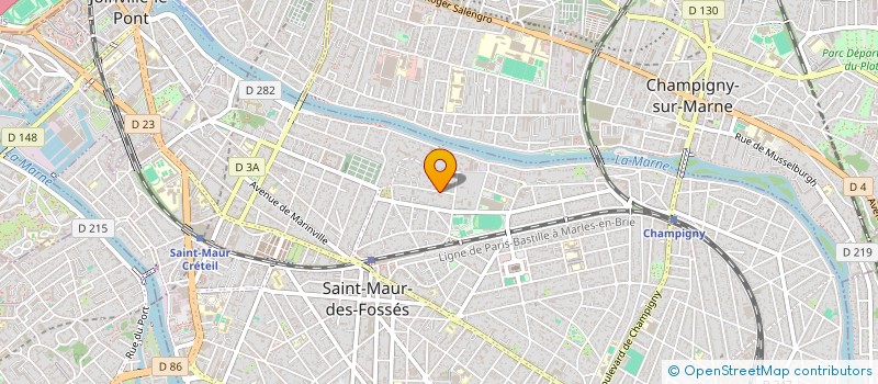 localisation de l'entreprise E-XTERNALIS à SAINT-MAUR-DES-FOSSES