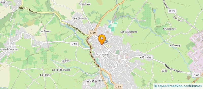 localisation de l'entreprise E Y FRANCE PUB MARKETING à MORNANT