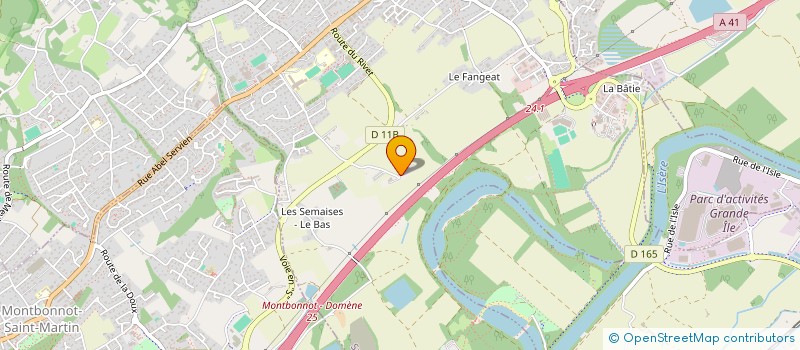 localisation de l'entreprise E-Z TOITURE SERVICE  SAINT-ISMIER