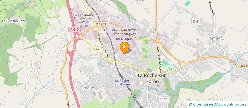 localisation de l'entreprise E.ZABOO EDITIONS  LA ROCHE-SUR-FORON