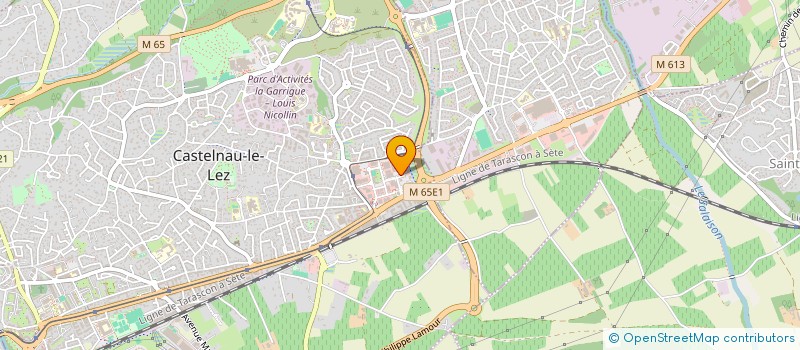 localisation de l'entreprise E'ZEN SPA à CASTELNAU-LE-LEZ