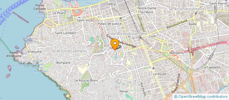 localisation de l'entreprise E112.FR à MARSEILLE