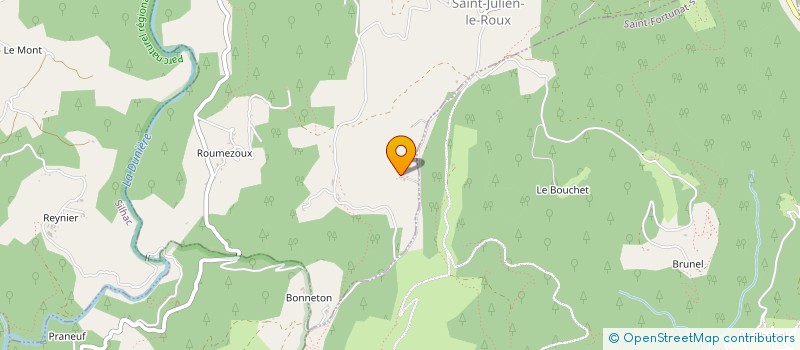 localisation de l'entreprise E1245  SAINT-JULIEN-LE-ROUX
