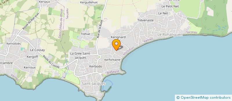 localisation de l'entreprise E2  SARZEAU