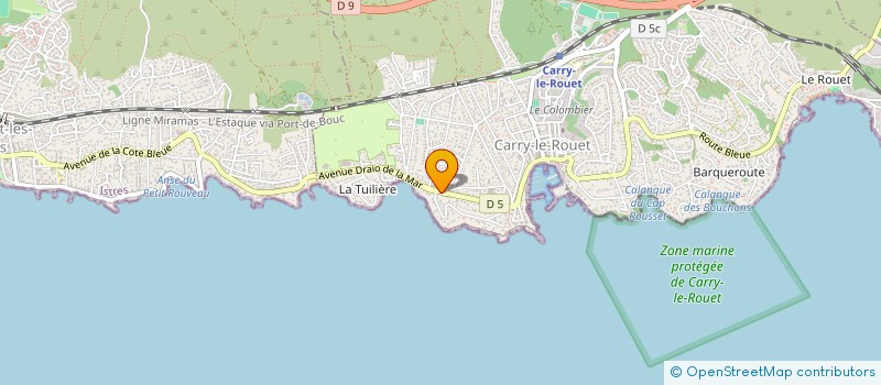 localisation de l'entreprise E2 à CARRY-LE-ROUET