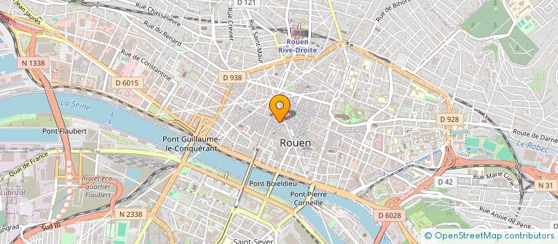 localisation de l'entreprise E2 à ROUEN