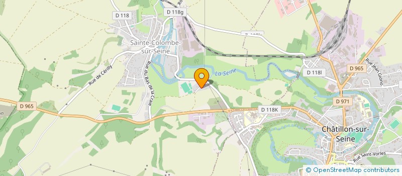 localisation de l'entreprise E2 ESPACE VERT  SAINTE-COLOMBE-SUR-SEINE