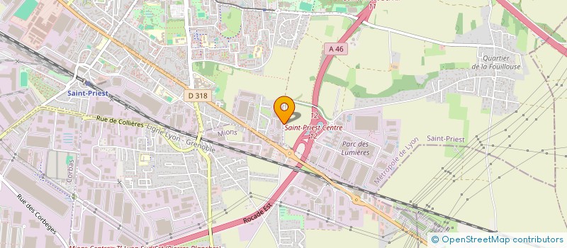 localisation de l'entreprise E2 IMMO  SAINT-PRIEST