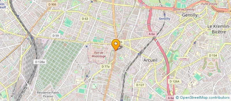 localisation de l'entreprise E2 INVEST à CHATILLON