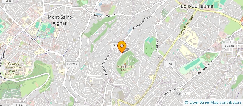 localisation de l'entreprise E2A à BOIS-GUILLAUME