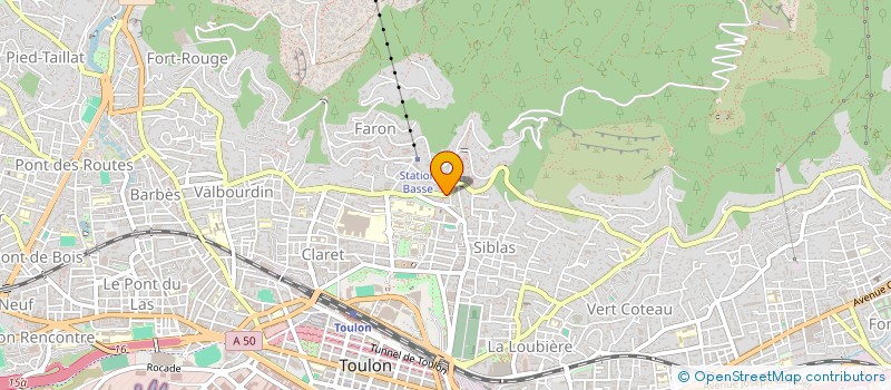 localisation de l'entreprise E2A à TOULON