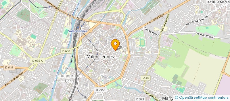 localisation de l'entreprise E2A à VALENCIENNES