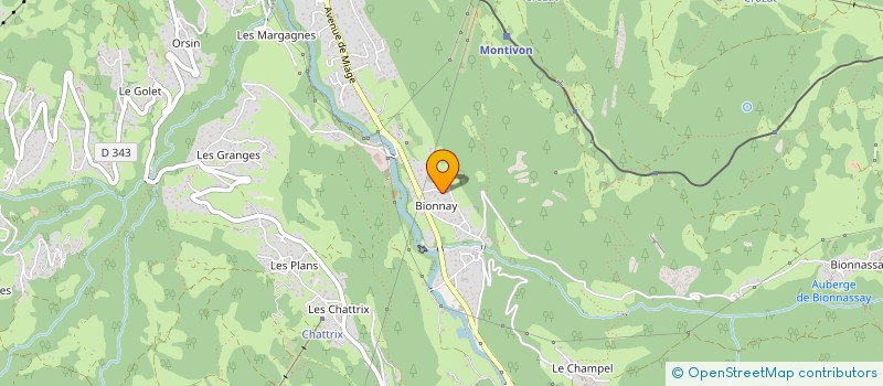 localisation de l'entreprise E2A  SAINT-GERVAIS-LES-BAINS