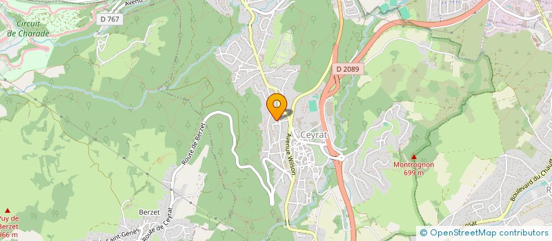 localisation de l'entreprise E2A BARDET  CEYRAT