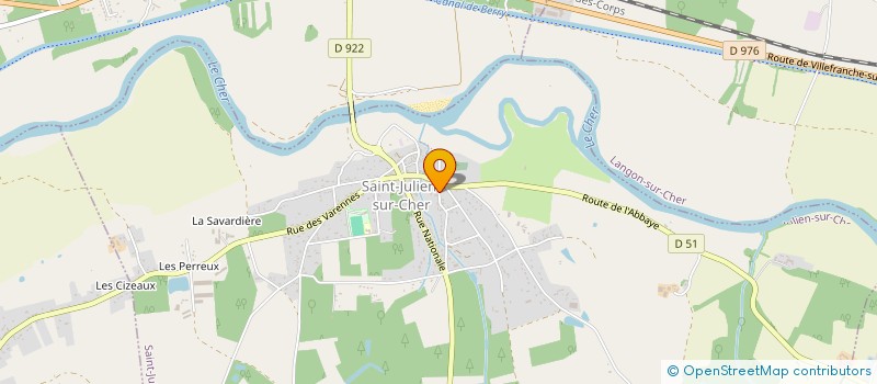 localisation de l'entreprise E2A CONSEILS  SAINT-JULIEN-SUR-CHER