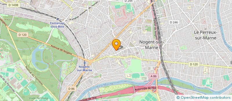 localisation de l'entreprise E2A CONSEILS  NOGENT SUR MARNE