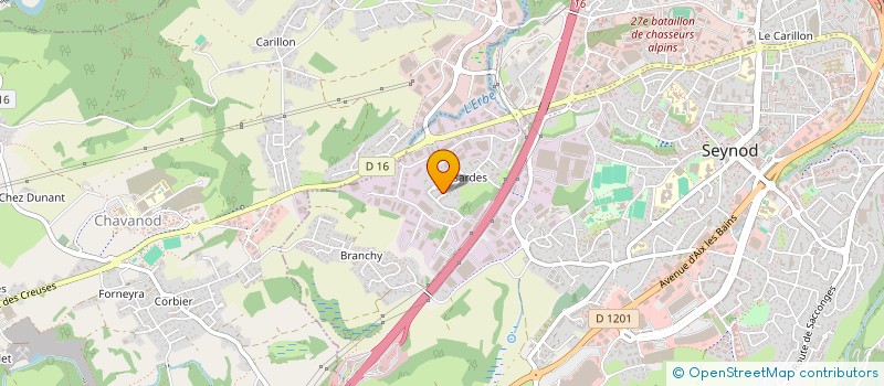 localisation de l'entreprise E2A NETTOYAGE à ANNECY