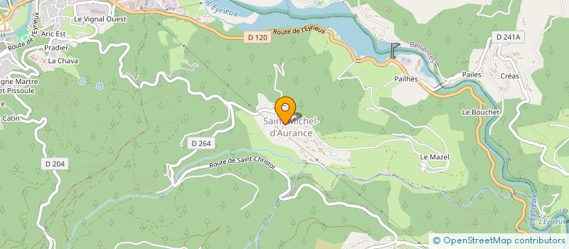 localisation de l'entreprise E2A2C  SAINT-MICHEL-D'AURANCE