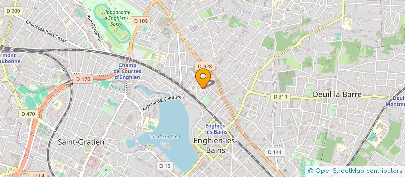 localisation de l'entreprise E2AM  ENGHIEN-LES-BAINS
