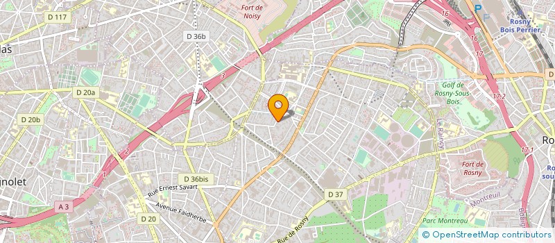 localisation de l'entreprise E2ASEK à MONTREUIL