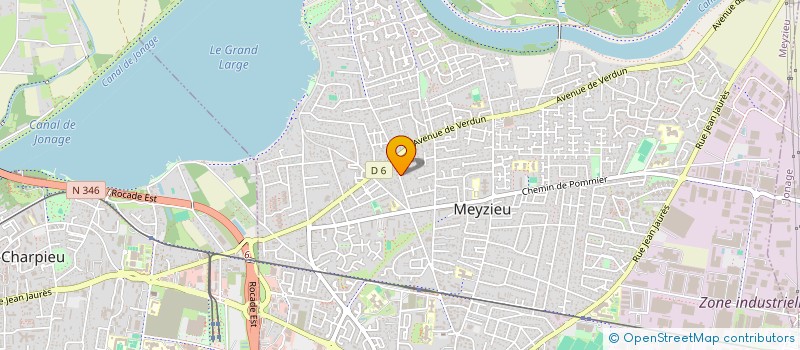 localisation de l'entreprise E2C à MEYZIEU