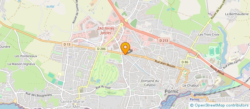 localisation de l'entreprise E2C  PORNIC