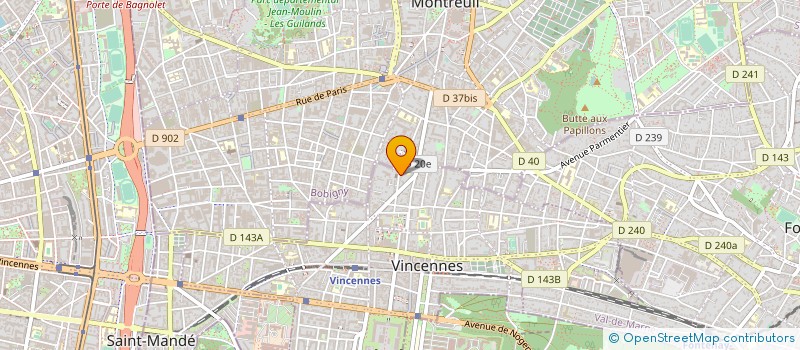 localisation de l'entreprise E2C ASSURANCES  VINCENNES