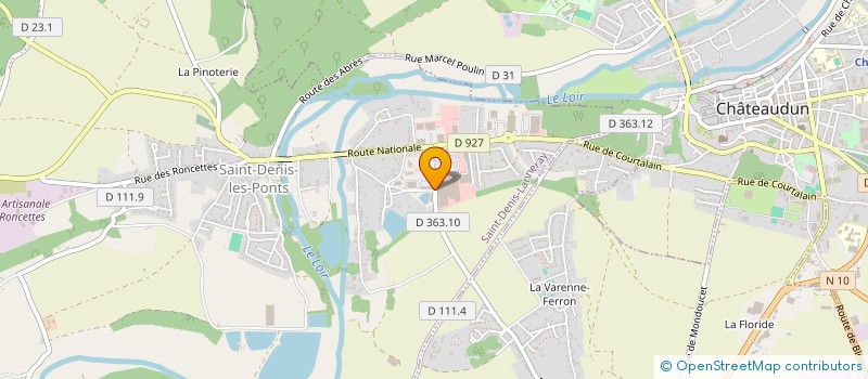 localisation de l'entreprise E2C IMMO à SAINT-DENIS-LANNERAY
