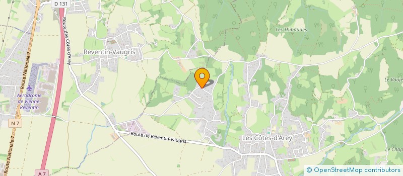 localisation de l'entreprise E2C2 à LES COTES-D'AREY
