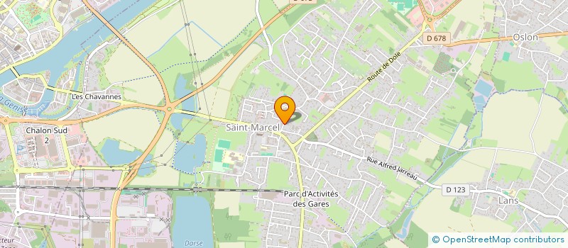 localisation de l'entreprise E2CA à SAINT-MARCEL