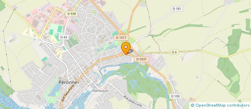 localisation de l'entreprise E2CARS  PERONNE