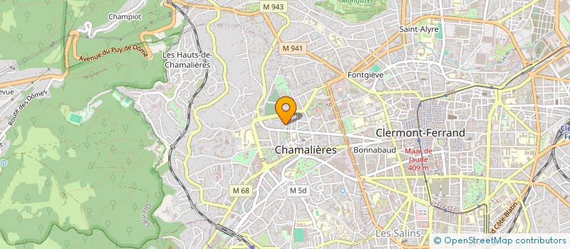 localisation de l'entreprise E2CF  CHAMALIERES