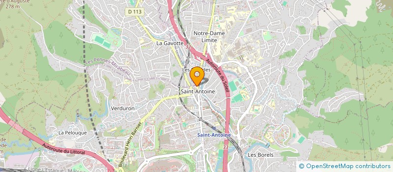 localisation de l'entreprise E2CI à MARSEILLE