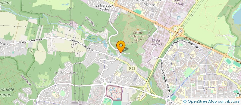 localisation de l'entreprise E2CR  ELANCOURT