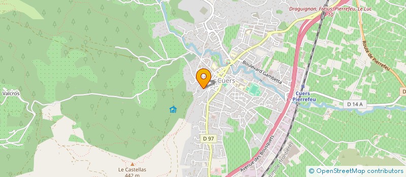 localisation de l'entreprise E2CT à CUERS