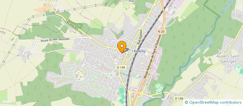 localisation de l'entreprise E2DMA  ETRECHY