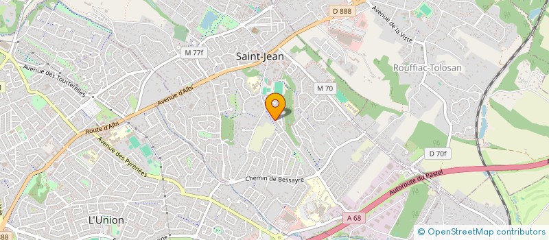 localisation de l'entreprise E2E BFE CONSULTING à SAINT-JEAN