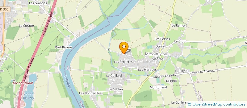 localisation de l'entreprise E2G INFORMATIQUE à MESSIMY-SUR-SAONE