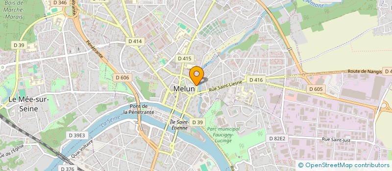 localisation de l'entreprise E2I à MELUN