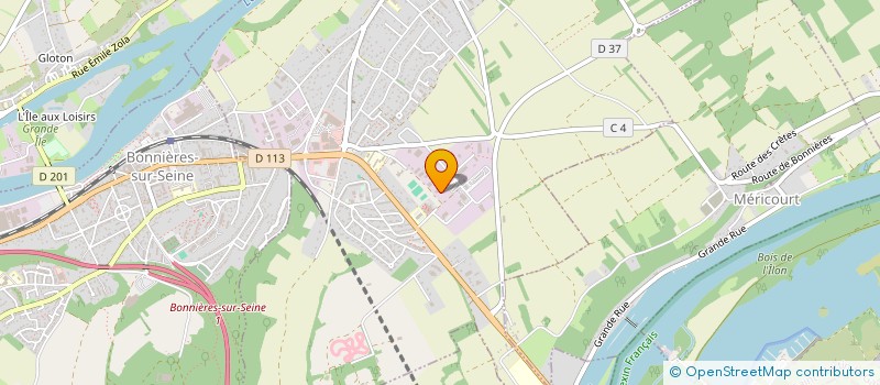 localisation de l'entreprise E2I à FRENEUSE