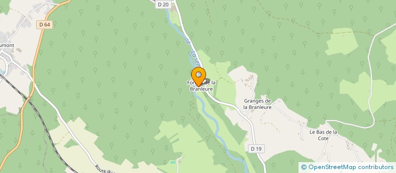 localisation de l'entreprise E2I  AILLEVILLERS-ET-LYAUMONT