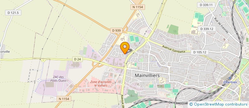 localisation de l'entreprise E2I CONSEIL à MAINVILLIERS